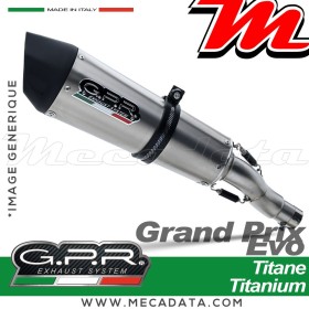Silencieux Pot d'échappement ~ HONDA CBR 500 R 2012/2016 ~ GPR Grand Prix Evo Titanium 