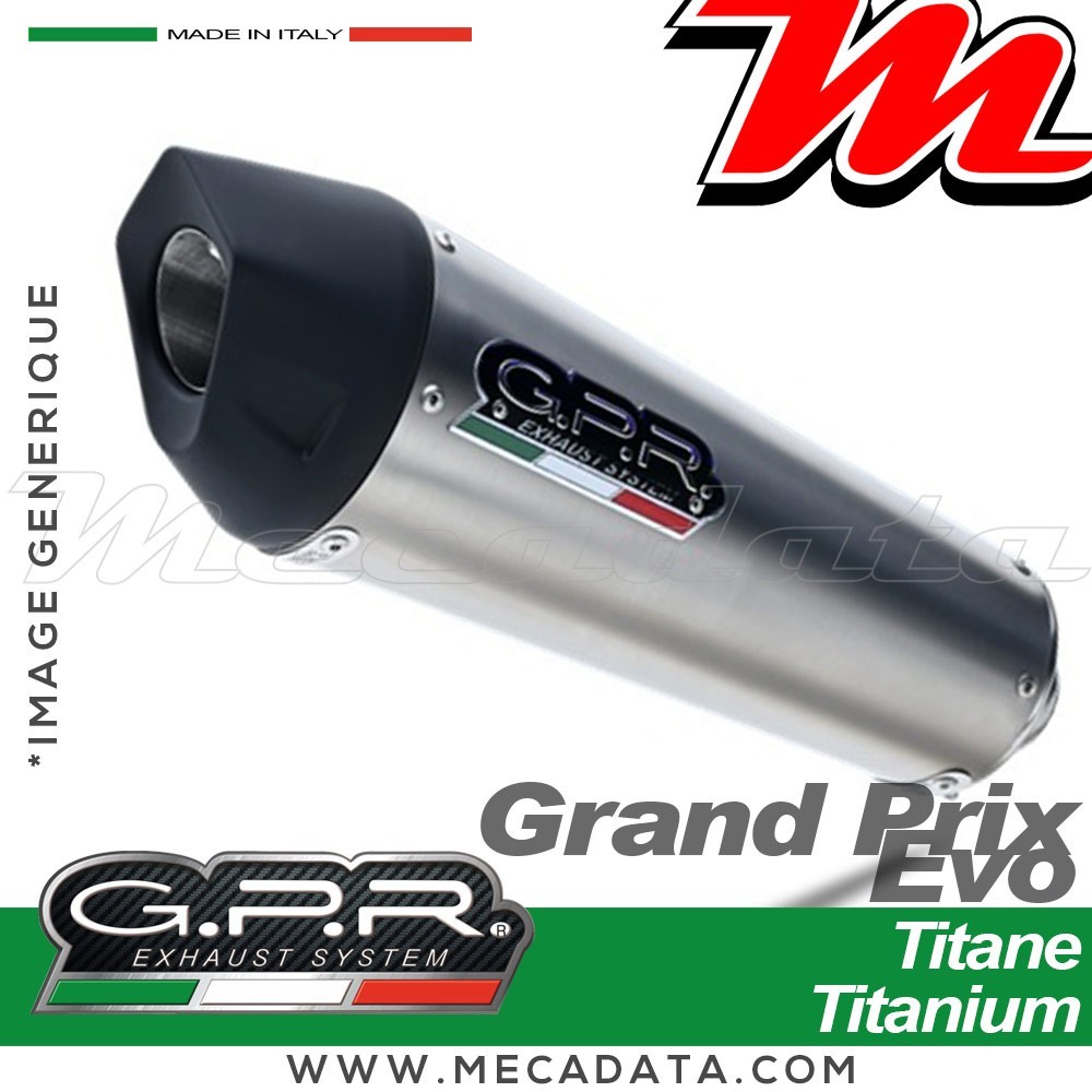 Ligne demi-complète ~ SUZUKI V-STROM DL 650 2012/2016 E3 ~ GPR Grand Prix Evo Titanium 