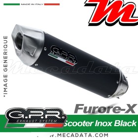 Ligne complète d'échappement ~ HONDA DYLAN 150 2000/2006 ~ GPR Furore-X Inox 