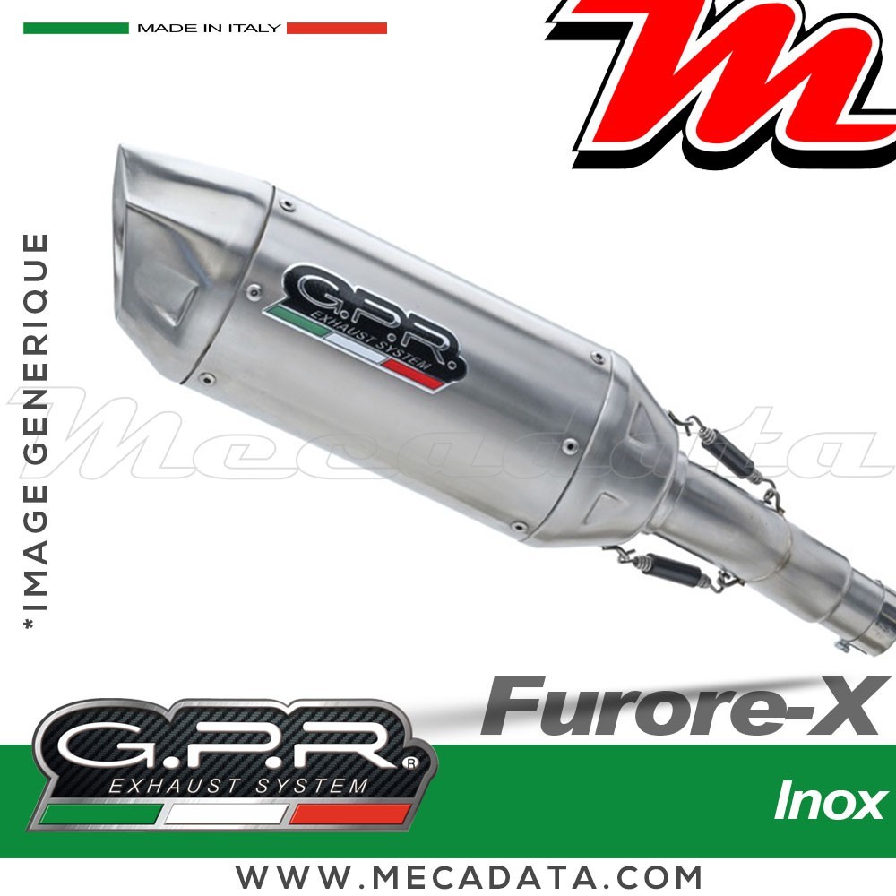 Silencieux Pot d'échappement ~ HONDA CBR 1000 RR 2014/2016 ~ GPR Furore-X Inox 