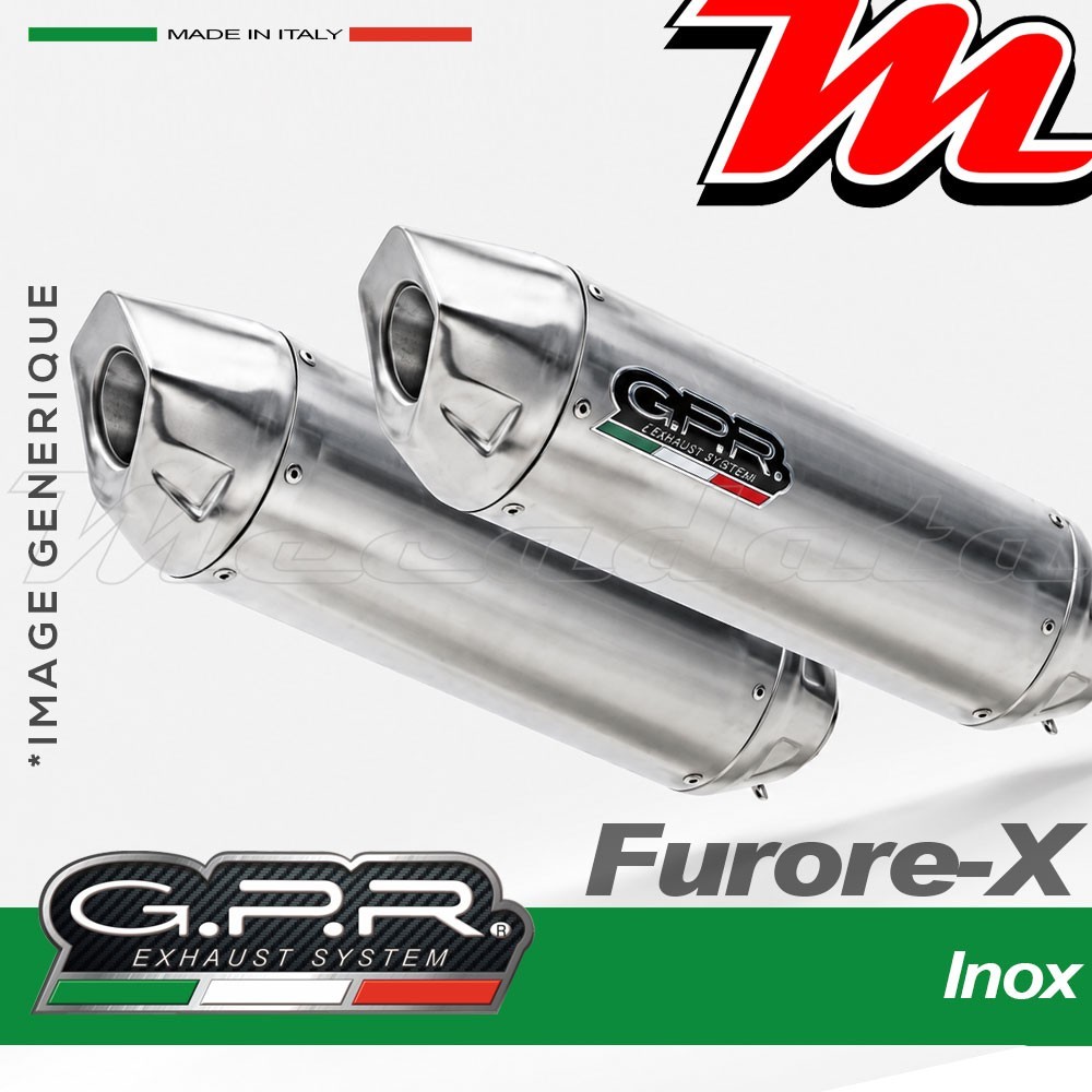 Silencieux Pot d'échappement ~ KTM SMC 660 2005/2006 ~ GPR Furore-X Inox BI 