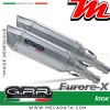 Silencieux Pot d'échappement ~ SUZUKI V-STROM DL 1000 2002/2013 ~ GPR Furore-X Inox BI 