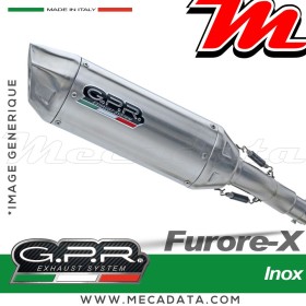 Ligne demi-complète ~ DUCATI HYPERMOTARD 796 2010/2012 ~ GPR Furore-X Inox 