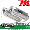 Silencieux Pot d'échappement ~ DUCATI MULTISTRADA 1100 2007/2009 ~ GPR Furore-X Inox BI 
