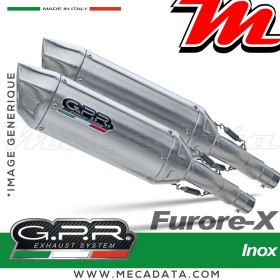 Silencieux Pot d'échappement ~ DUCATI SUPER SPORT 800 S 2002 ~ GPR Furore-X Inox BI 