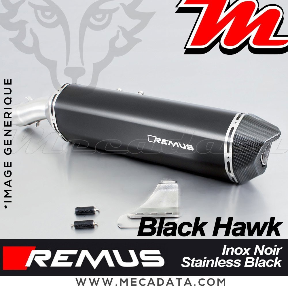 Silencieux Pot d'échappement REMUS Hexacone BMW F 800 S 2006-2010 Sans Catalyseur