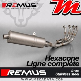 Ligne complète Haute Performance - BMW K 1200 R 2005-2008 - BMW K 1200 S 2005-2008 - REMUS Hexacone