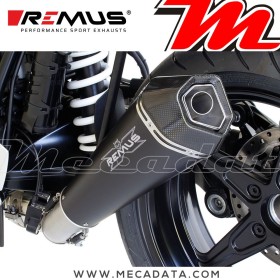 Silencieux REMUS Hypercone passage bas BMW R nineT / Pure / Racer / Urban G/S Euro 4