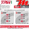 Disque de frein Avant TRW Lucas MST 238 ALL