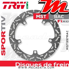Disque de frein Avant ~ TRW Lucas MST 357 RAC 