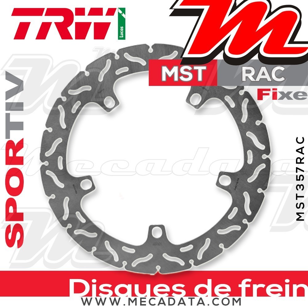 Disque de frein Avant ~ TRW Lucas MST 357 RAC 