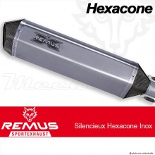 Silencieux Pot échappement REMUS Hexacone KTM 1190 Adventure / Adventure R 13+, 1050 Adventure 15+ et 1290 Super Adventure 15+