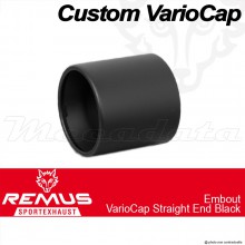 Embout Remus Custom VarioCap Straight End Inox Noir
