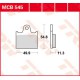 Plaquettes de frein Arrière TRW Lucas MCB 545 pour Honda VF 1000 R SC16 84-85