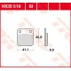 Plaquettes de frein Avant TRW Lucas MCB 510 EC pour Peugeot 50 New Vivacity V1A 08-