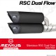 Paire de silencieux Remus RSC Dual Flow Vespa GTS 125 ie Super 09+, GST 250 ie 05+, GTV 250 ie 06+ et GTS 300 ie / ie Super 08+