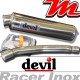 Silencieux pot d' échappement Devil Inox Homologué Honda 125 Varadero 2000-2015