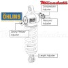 Amortisseur Ohlins APRILIA RSV 4 (2009-2016) AP 931 TTX GP (T36PR1C1LS)
