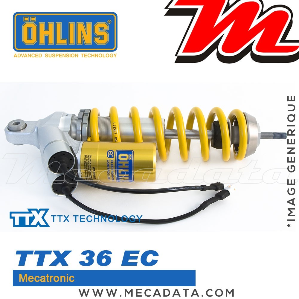 Amortisseur Ohlins BMW R 1200 GS ADVENTURE (2004-2013) BM 671 TTX 36 (Ec-kit)  - Arrière