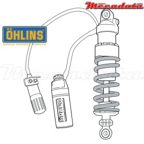 Amortisseur Ohlins BMW R 1150 GS (1999-2003) BM 542 (S46HR1C1S)  - Arrière