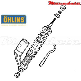 Amortisseur Ohlins BMW R 1100 S (1998-2005) BM 842 (S36PR1)  - Avant