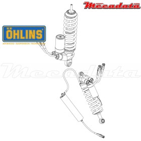 Amortisseur Ohlins BMW R 1200 GS (2004-2012) BM 670 TTX 36 (Ec-kit)  - Arrière