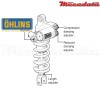 Amortisseur Ohlins BMW S 1000 RR (2012-2016) BM 340 TTX GP (T36PR1C1LS)