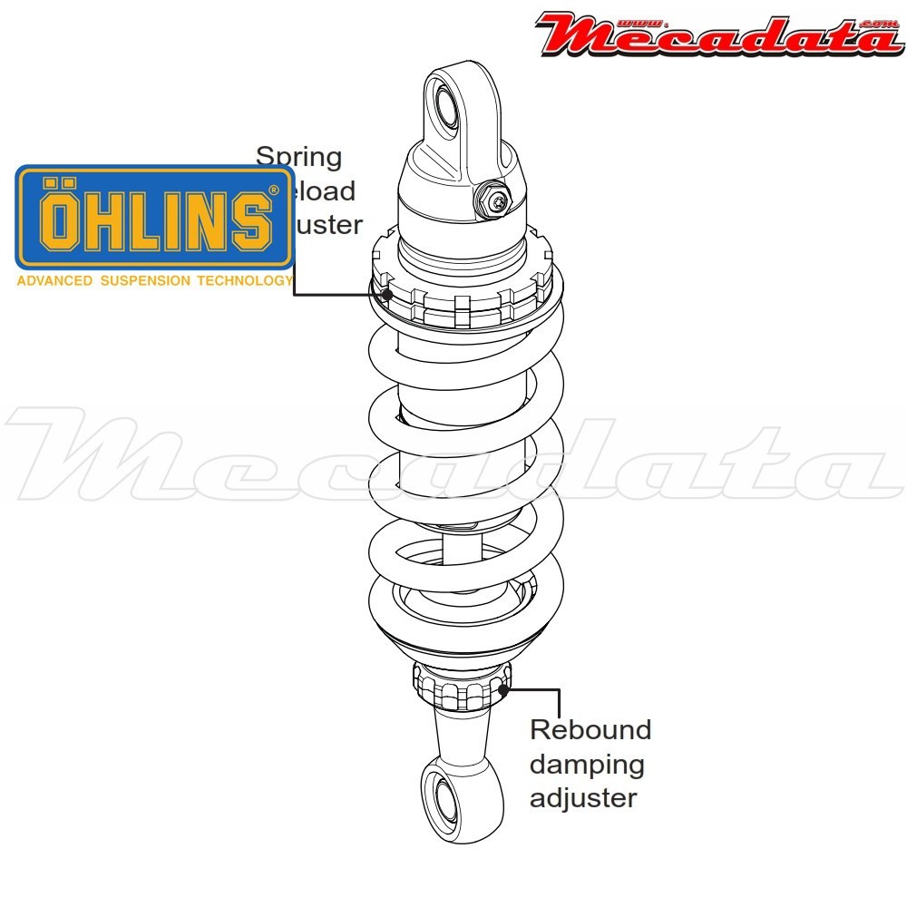 Amortisseur Ohlins BMW F 650 GS (2008-2012) BM 058 (S46DR1)