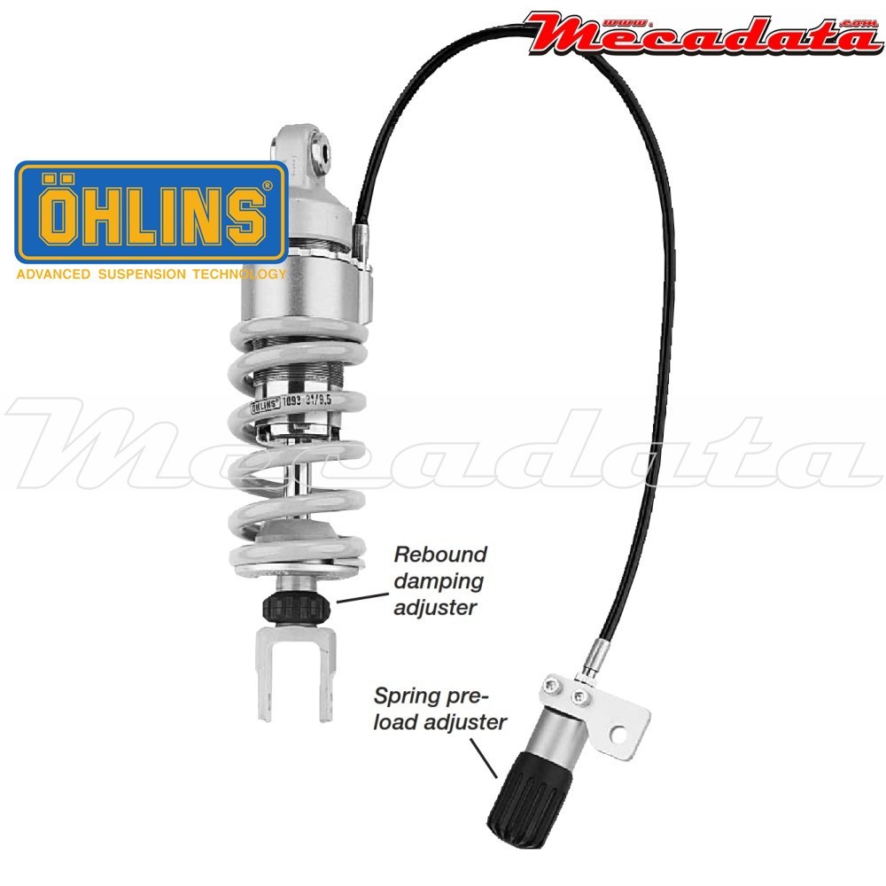 Amortisseur Ohlins BMW F 650 GS (2000-2006) BM 344 (S46ER1S)