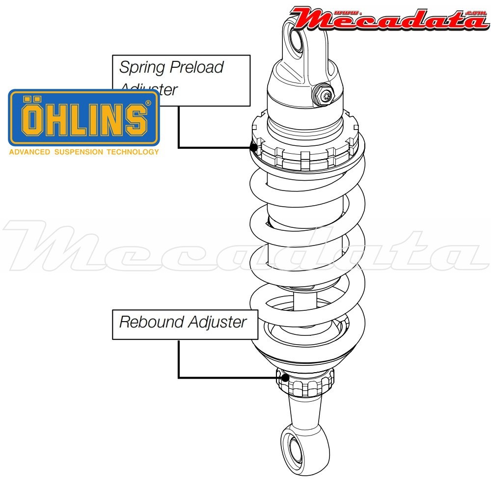 Amortisseur Ohlins BMW R 100 RS (1985-1993) BM 053 (S46DR1)