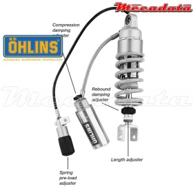 Amortisseur Ohlins BUELL XB9 SX LIGHTNING CITY X (2003-2005) BU 202 PFP (S46HR1C1LS)