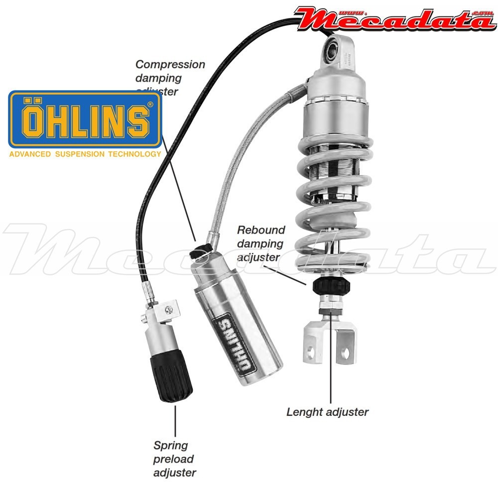 Amortisseur Ohlins BUELL XB12 R FIREBOLT (2004-2009) BU 201 (S46HR1C1LS)