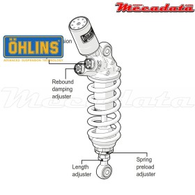 Amortisseur Ohlins DUCATI 1199 PANIGALE (2012-2015) DU 340 TTX GP (T36PR1C1L)