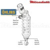Amortisseur Ohlins DUCATI 1199 PANIGALE (2012-2015) DU 360 TTX GP (T36PR1C1L)