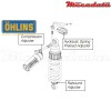 Amortisseur Ohlins DUCATI DIAVEL 1200 (2001-2015) DU 110 (S46HR1C1S)