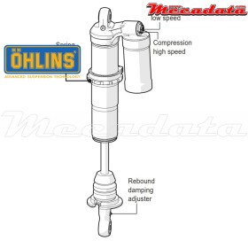 Amortisseur Ohlins GAS GAS EC 250 (2013-2014) GG 1487 (S46PR1C2)