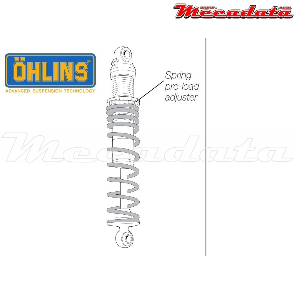 Amortisseur Ohlins HARLEY-DAVIDSON FLHRS ROAD KING (2006-2015) HD 539 (S36E)
