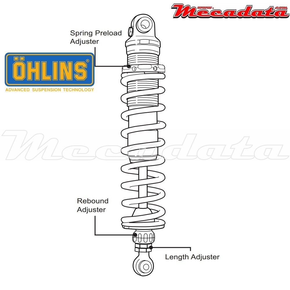 Amortisseur Ohlins HARLEY-DAVIDSON V-ROD () HD 781 (S36DR1L)