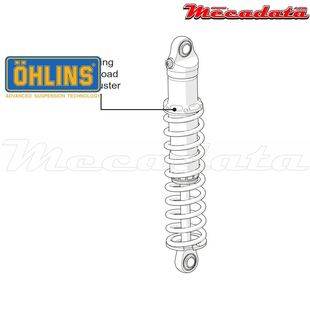 Amortisseur Ohlins HARLEY-DAVIDSON XL SPORTSTER (2004-2015) HD 754 (S36E)