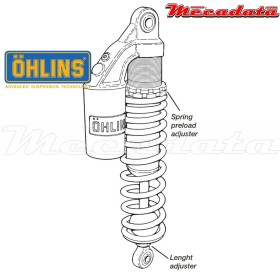 Amortisseur Ohlins HARLEY-DAVIDSON XLH (1990-2015) HD 141 (S36PL)