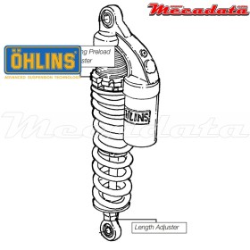 Amortisseur Ohlins HARLEY-DAVIDSON SPORTSTER (2004-2015) HD 908 (S36PL)