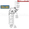 Amortisseur Ohlins HONDA CR 250 (1984-1984) HO 339 PFP (S46HR1C1)