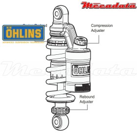 Amortisseur Ohlins HONDA 125 MSX (2013-2015) HO 424 (S36PR1C1)