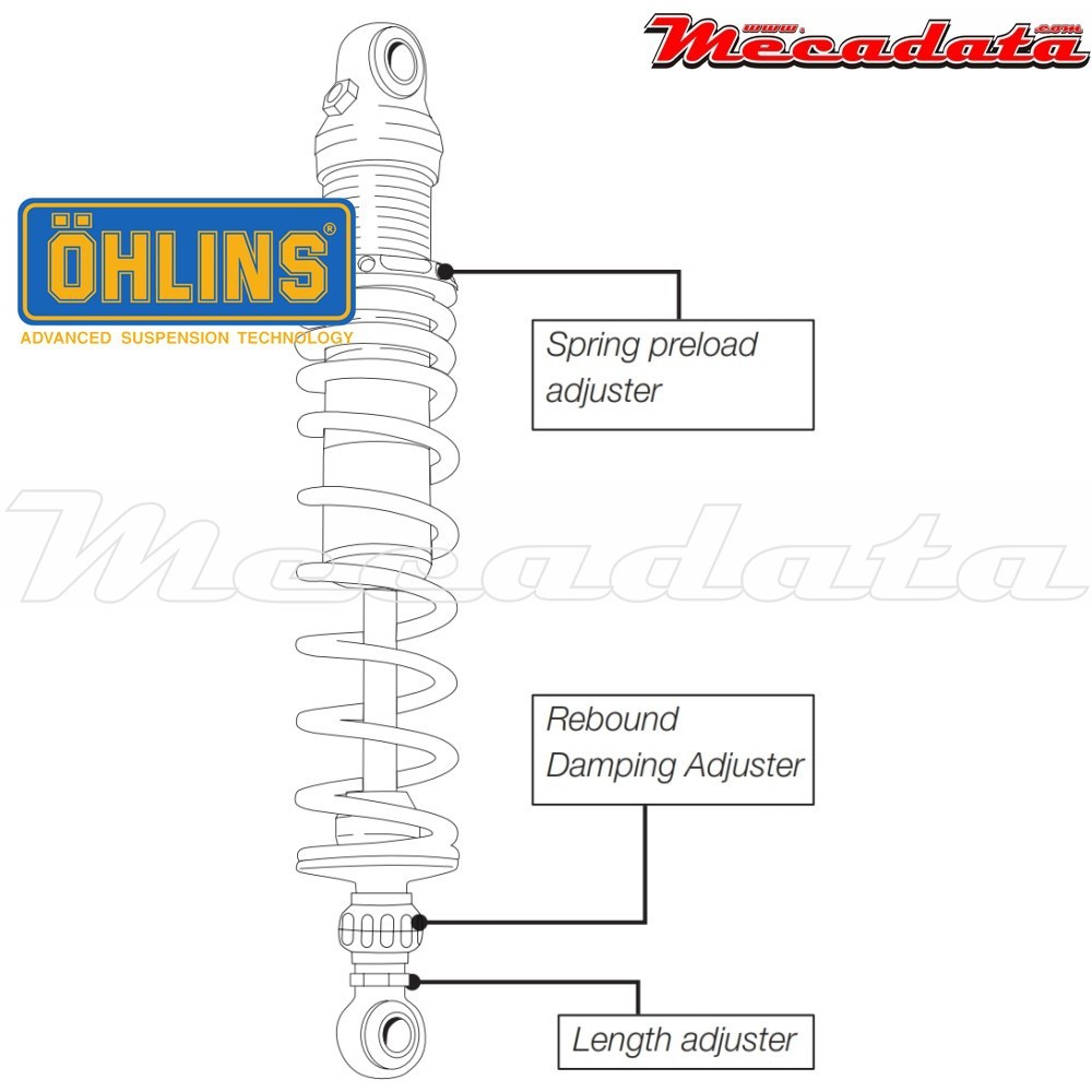 Amortisseur Ohlins HONDA CB 1100 EX (2013-2016) HO 010 (S36DR1L)
