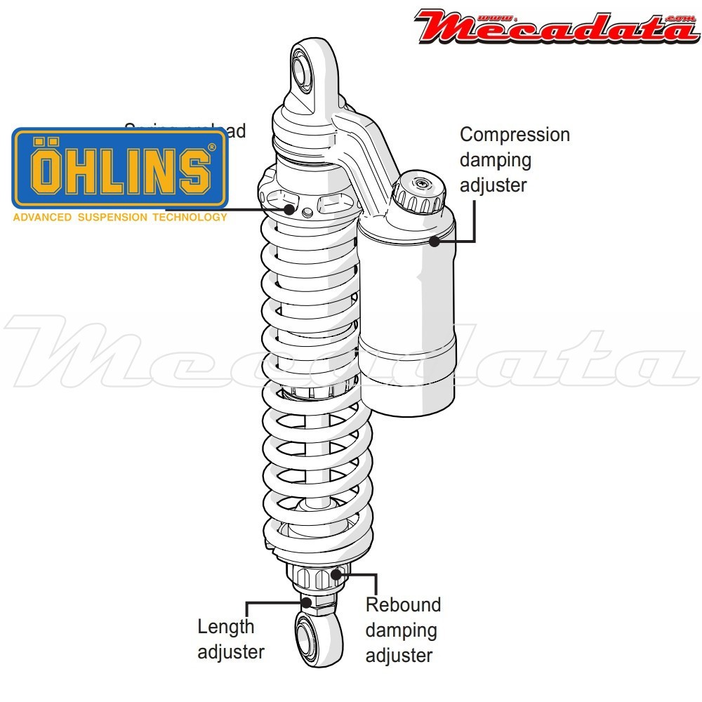 Amortisseur Ohlins HONDA CB 1100 EX (2013-2016) HO 239 (S36PR1C1L)