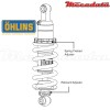 Amortisseur Ohlins HONDA CB 650 F (2013-2015) HO 428 (S46DR1)