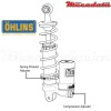 Amortisseur Ohlins HONDA PCX 150 (2013-2015) HO 427 (S36PC1)