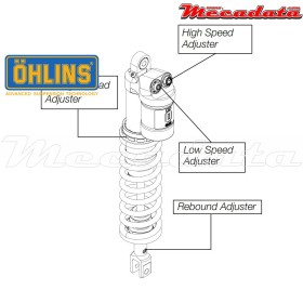 Amortisseur Ohlins HONDA CRF 250 (2013-2013) HO 1393 PFP TTX (T44PR1C2)