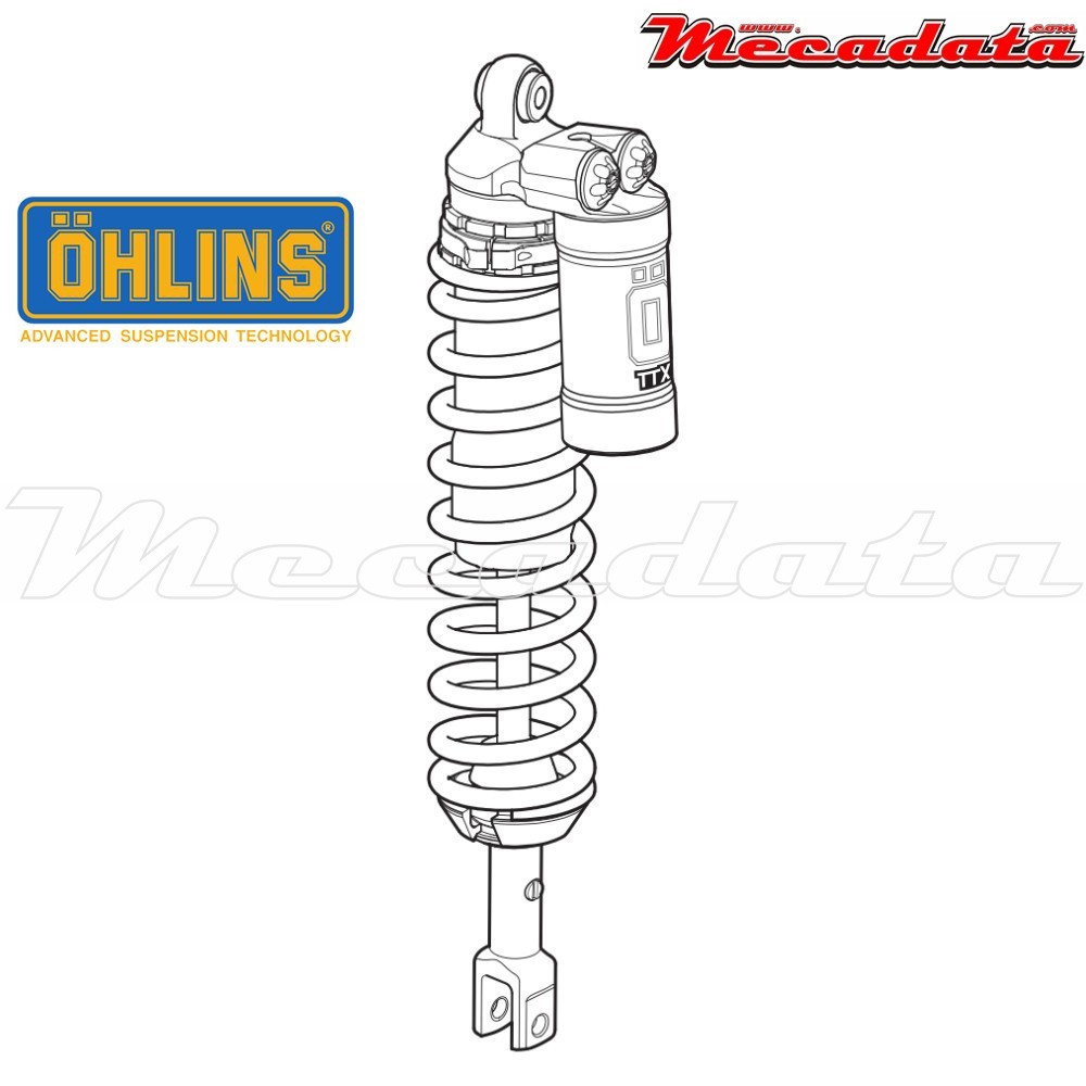 Amortisseur Ohlins HONDA CRF 450 (2008-2008) HO 894 PFP TTX (T44PR1C1)