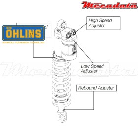 Amortisseur Ohlins HONDA CRF 450 (2012-2012) HO 1294 PFP TTX (T44PR1C2)